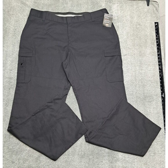 New Dickies Pants Womens Sz 24 UU EMT Uniform Work Cargo Casual Fit Straight Leg - Picture 2 of 16